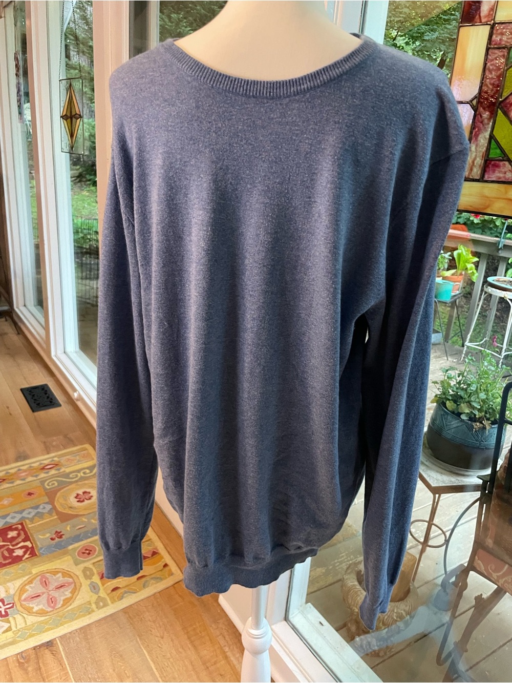 J. Crew Men's soft blue Crewneck Sweater